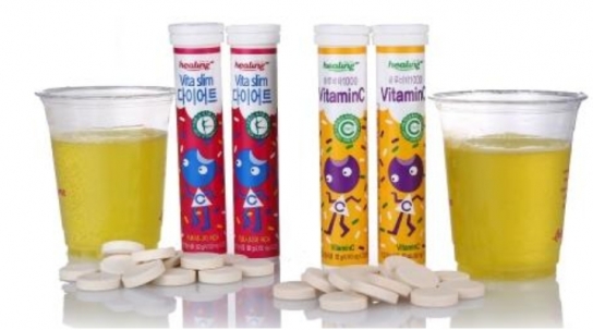 힐링, 발포 비타민 ‘비타슬림다이어트’ 2종 출시