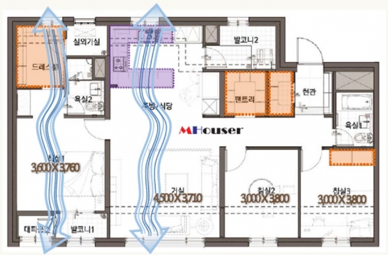 실용성 甲, 전용 84㎡ 4베이 판상형 인기