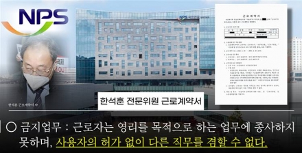겸직 허가도 없이 ‘인권위원’ 맡은 한석훈… 이수진 “즉시 해임해야”