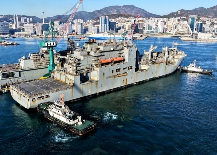 HJ중공업, 美 해군 함정 MRO 사업 참여 자격 획득