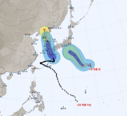 7호 태풍 란(LAN) 발생...국내 영향 '미지수'