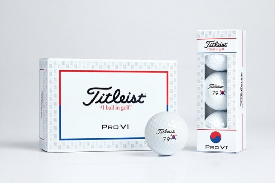 '스릭슨 보고 있니' 타이틀리스트, 광복절 맞아 태극기 프로V1 출시