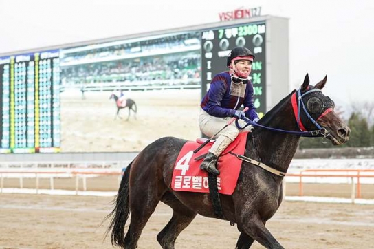 김혜선 기수와 환상 호흡 ‘글로벌히트’ 그랑프리 우승 차지