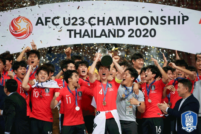 [U-23 챔피언십] 김학범호, 사우디 꺾고 한국 최초 우승