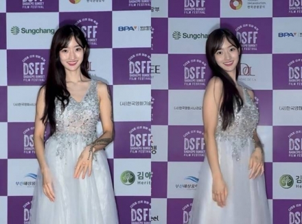 '아시아 라이징 스타' 김혜수, 다대포 선셋 영화제 레드카펫 물들이다