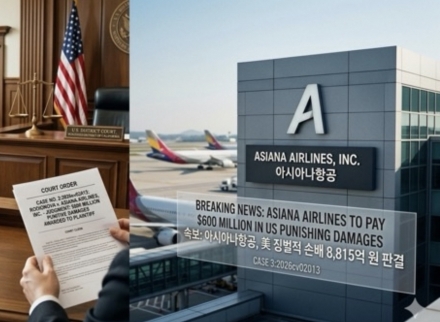 아시아나항공, 美서 ‘8800억’ 역대급 피소