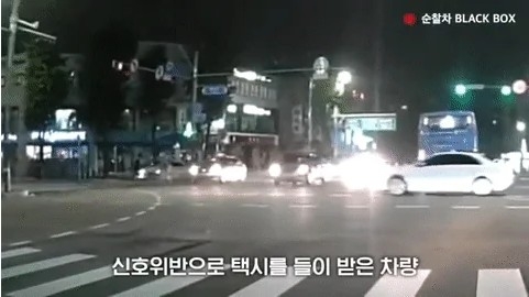만취 벤츠 여성 운전자, 사고 후 도망치다 잡혀
