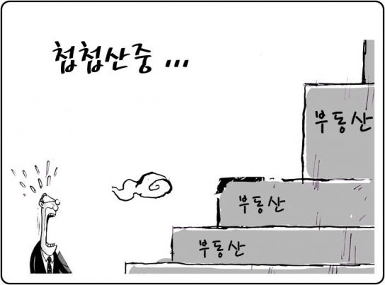 [위메이크 만평] 정부가 풀어야 할 부동산 숙제 '첩첩산중'