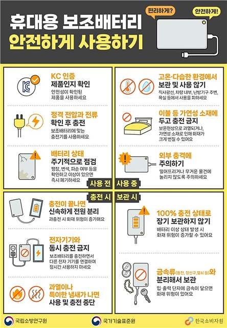 “보조배터리 비닐봉투 보관은 국제기준”…국토부, 실효성 논란에 해명